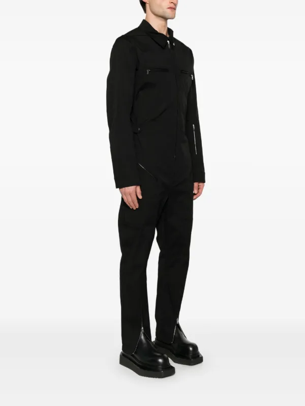 【関税＆送料込み】Rick Owens Jumpsuits Rick Owens tapered-leg Jumpsuit | Grey | FARFETCH