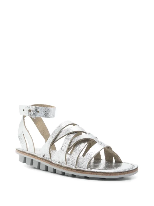 trippen NEPAL-LAM251 シルバー 36 Trippen Nepal Sandals | Silver | FARFETCH