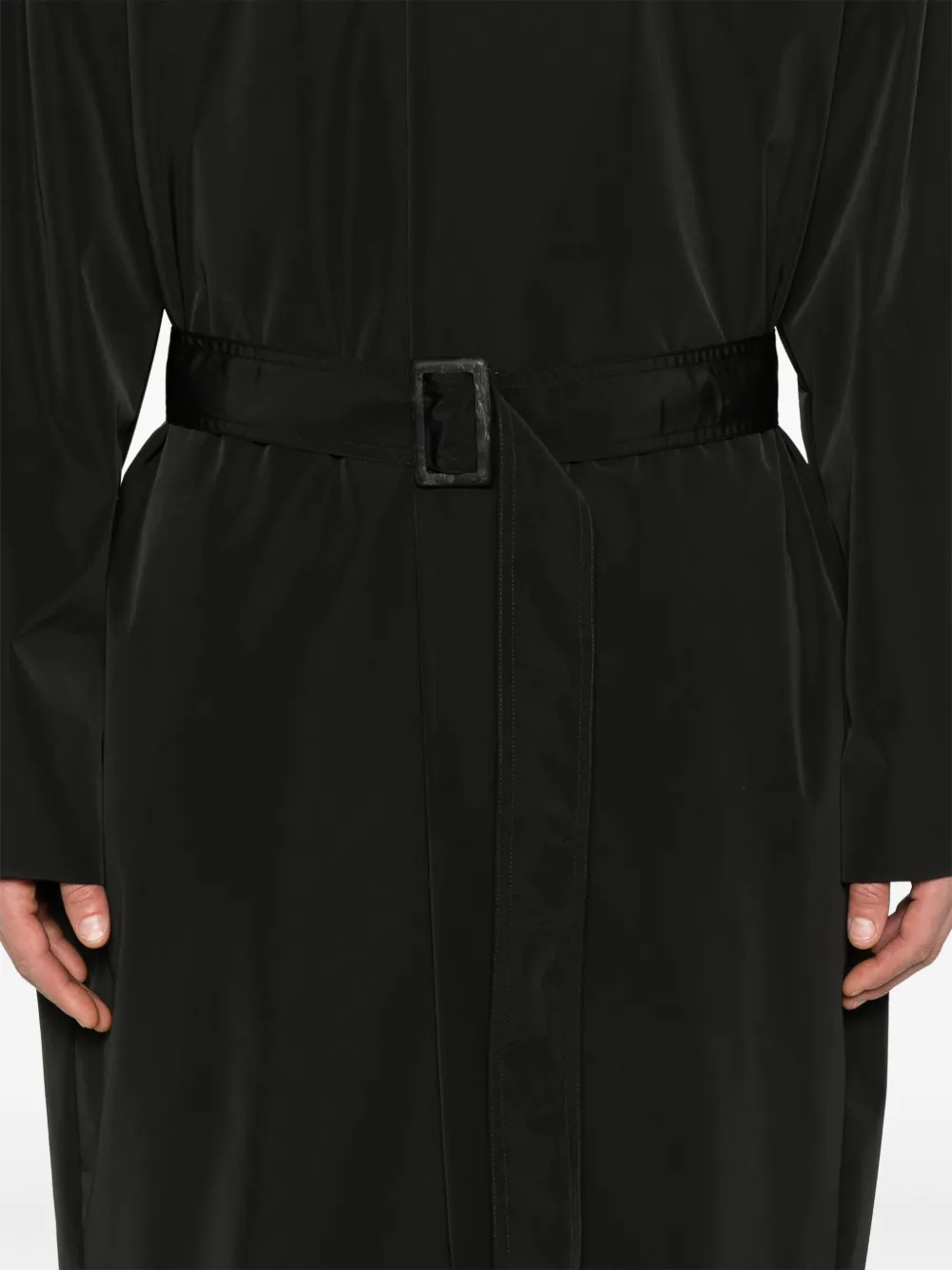 RICK OWENS HOODED COAT