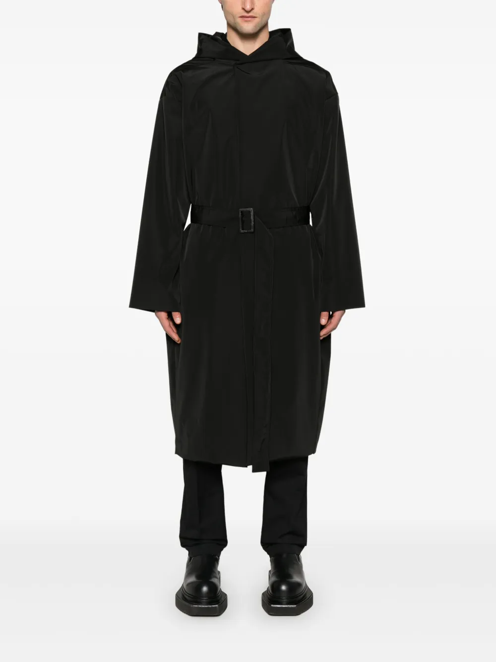 Rick Owens Jas met capuchon - Zwart