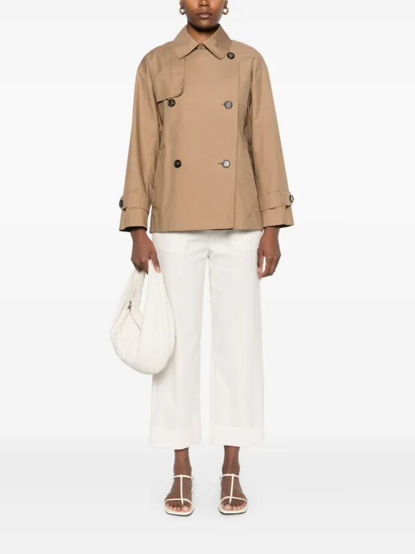 【関税&送料込み】Max Mara Palio Cotton Pants Max Mara Palio Trousers | Neutrals | FARFETCH