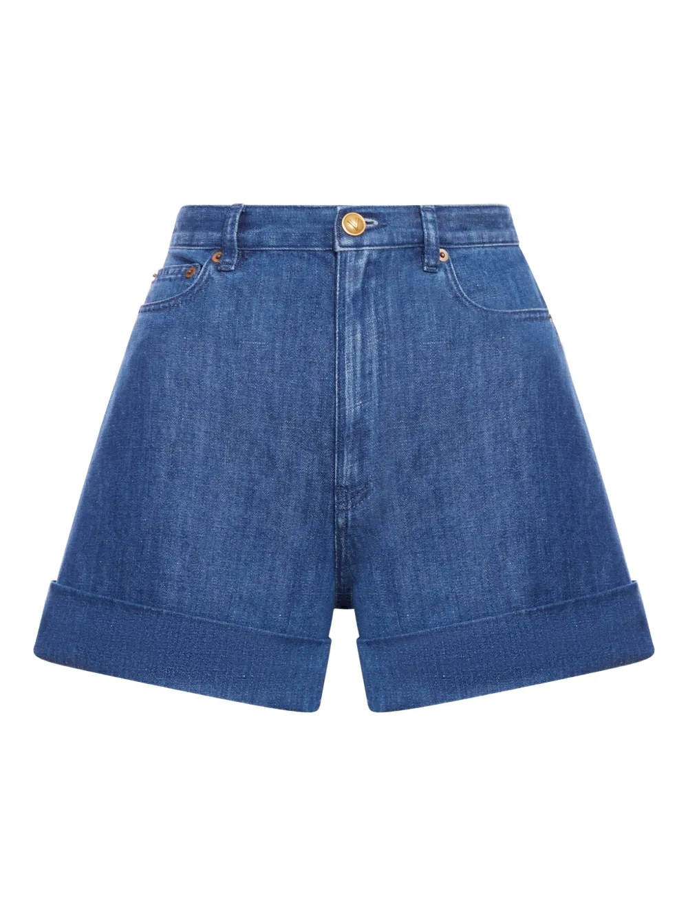Valentino Garavani Lightweight denim shorts Blauw