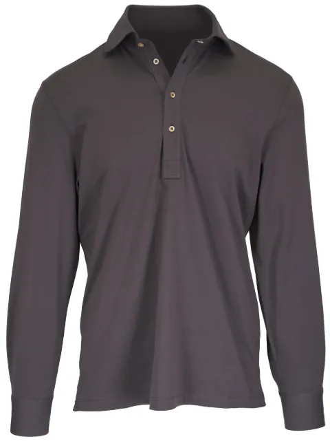 Brunello Cucinelli long sleeve polo shirt 
