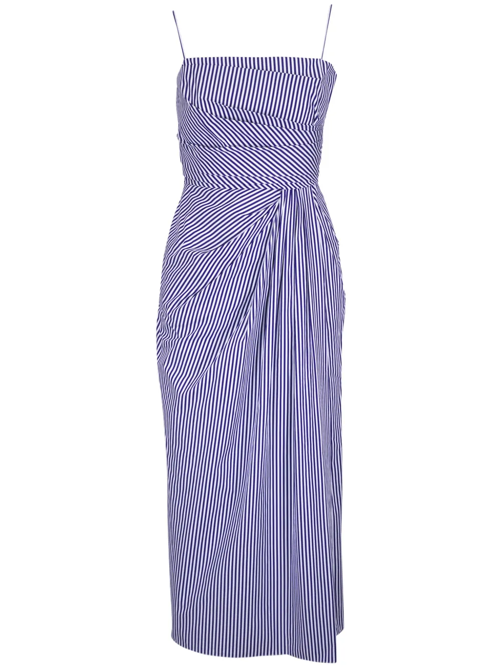 Adam Lippes striped cotton dress | Blue | Image 1