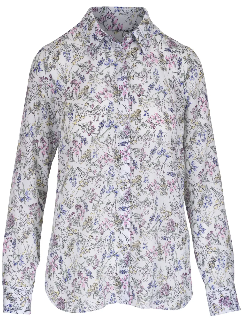 Adam Lippes Blouse met bloemenprint Beige