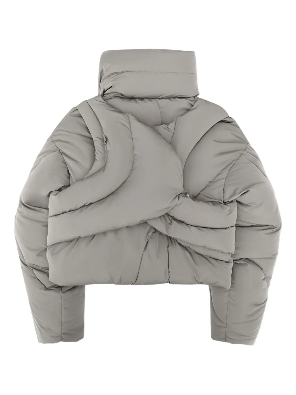 HELIOT EMIL Cropped donsjas Groen