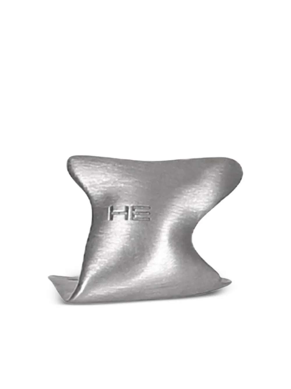 HELIOT EMIL skulpterad silverring | silverfärgad | Image 1