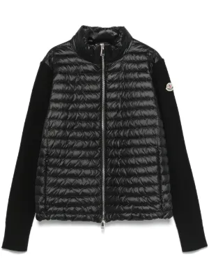 Moncler キルティング パデッドジャケット | ブラック | FARFETCH JP