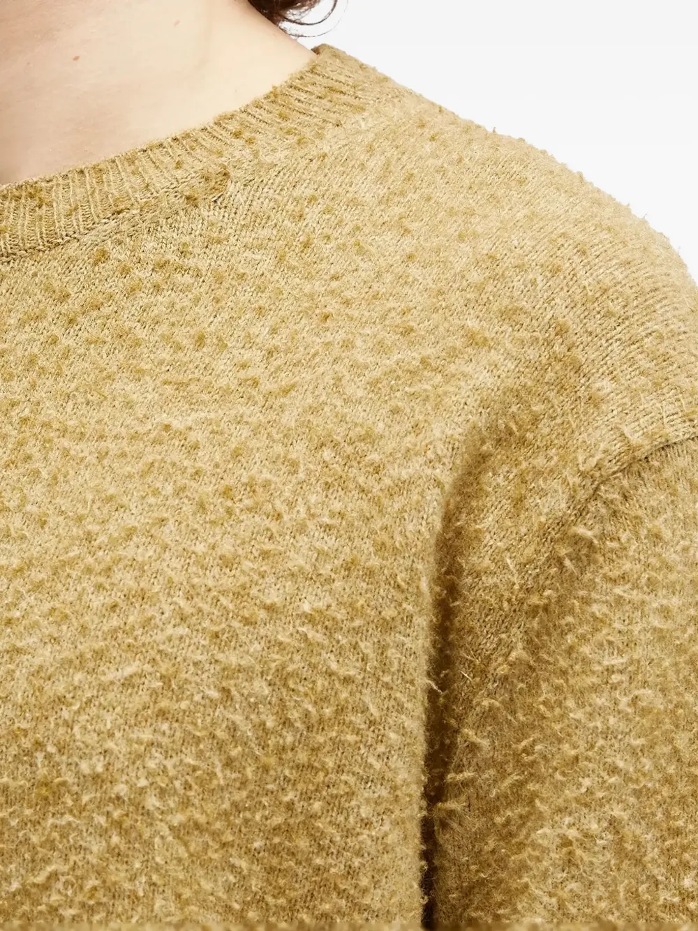 Maison Margiela Trui met textuur Bruin