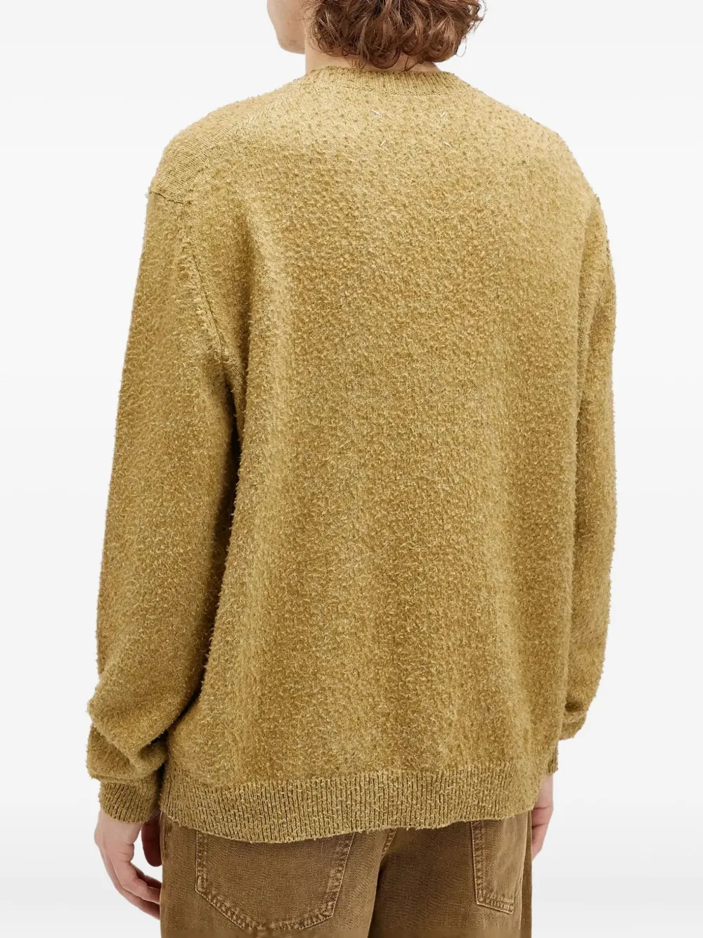Maison Margiela Trui met textuur Bruin