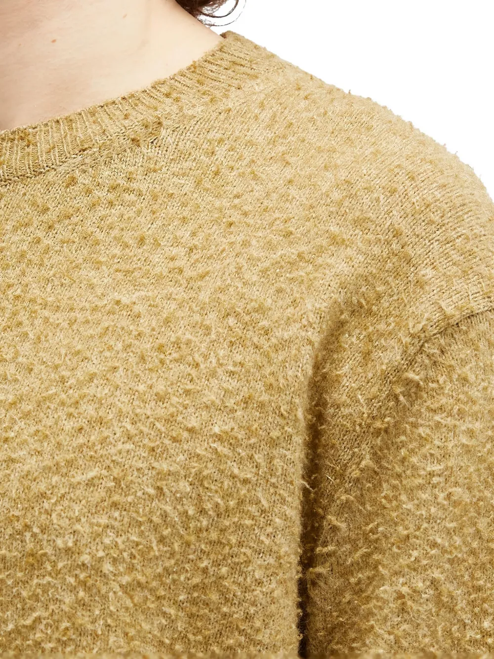 Maison Margiela Trui met textuur Bruin