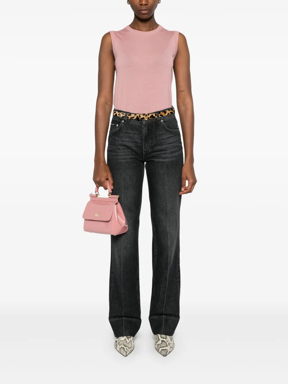 Dolce & Gabbana Gebreide top - Roze