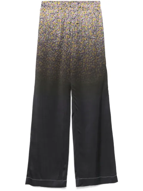 Nº21 floral-print gradient straight-leg trousers