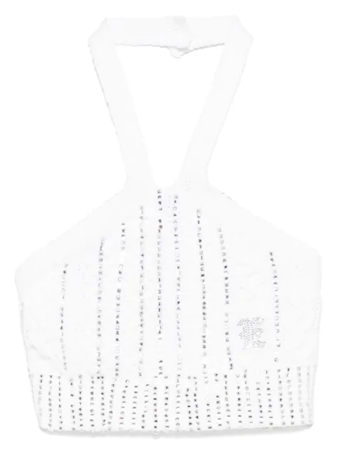 Ermanno Scervino Junior top con detalles de cristal