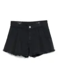 DONDUP KIDS frayed-brim shorts - Blue