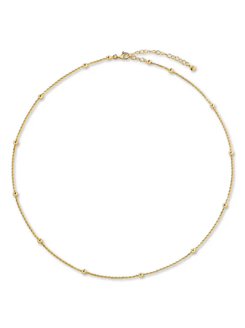 Monica Vinader beaded rope-chain necklace