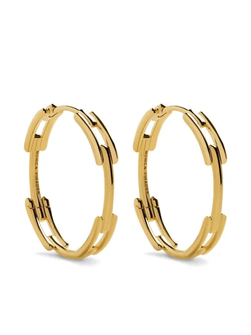 Boucles d'oreilles en chaîne - Monica Vinader - Modalova