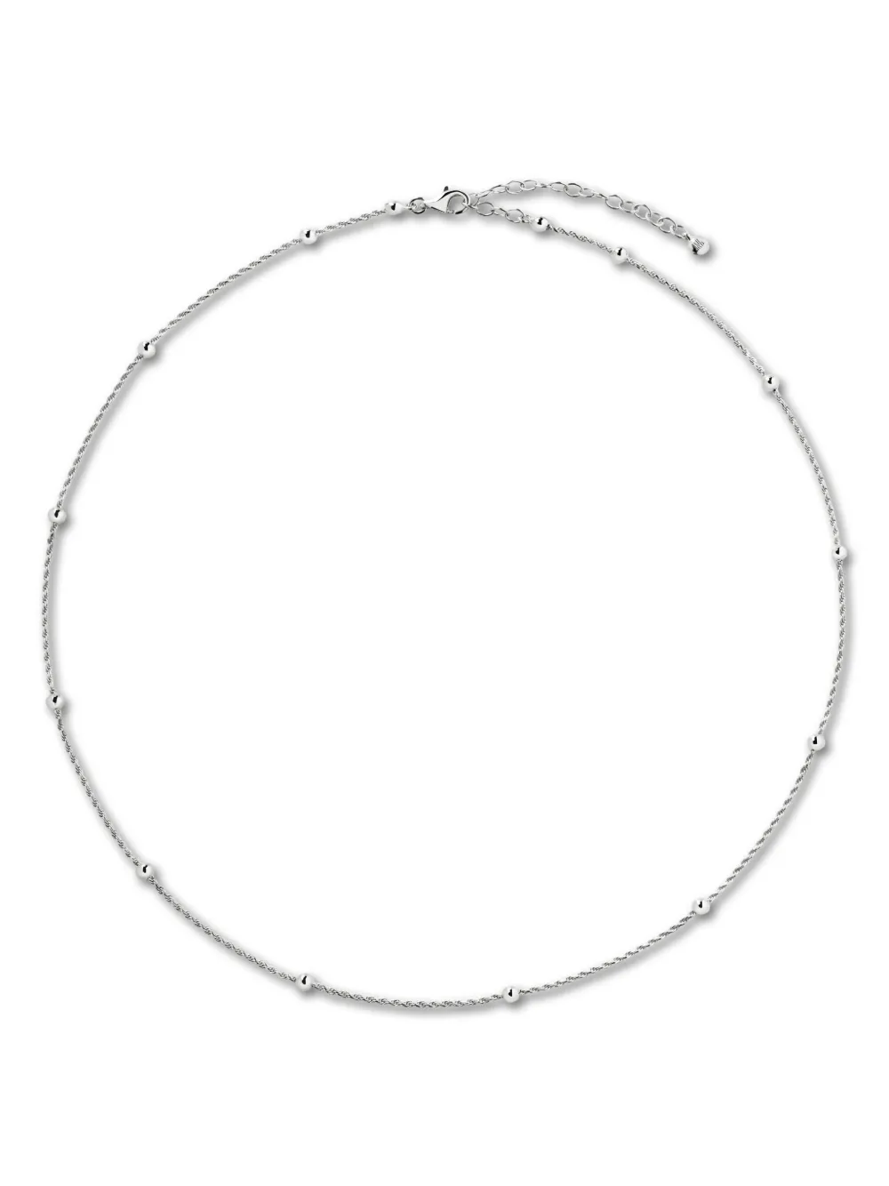 Monica Vinader beaded rope-chain necklace | Silver | Image 1