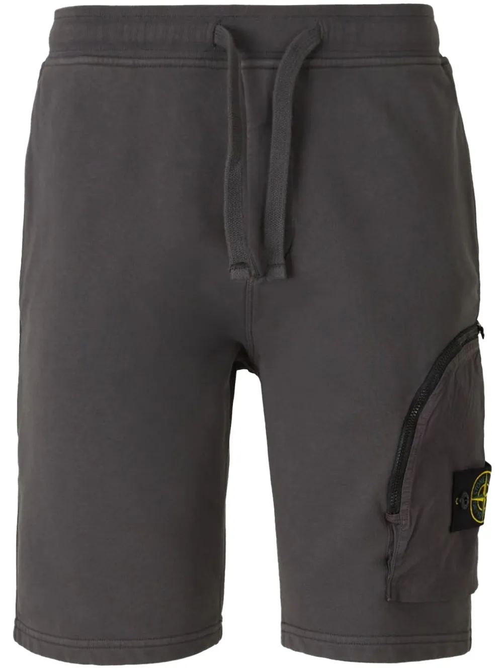 Stone Island Trainingsshorts met badge Grijs