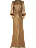 Costarellos Adelia maxi dress - Brown