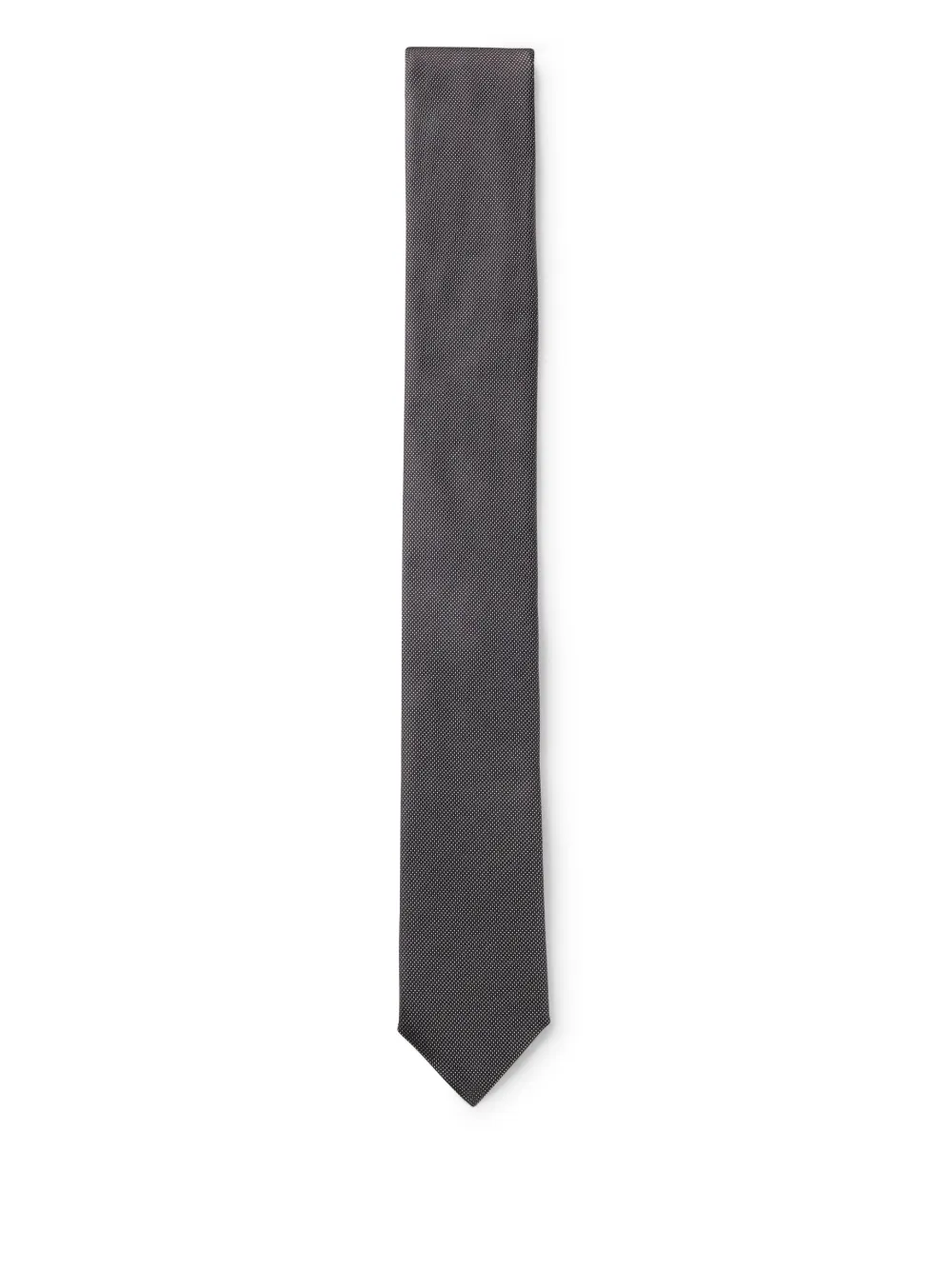 HUGO Gravata de seda com padronagem jacquard | Cinza | Image 1