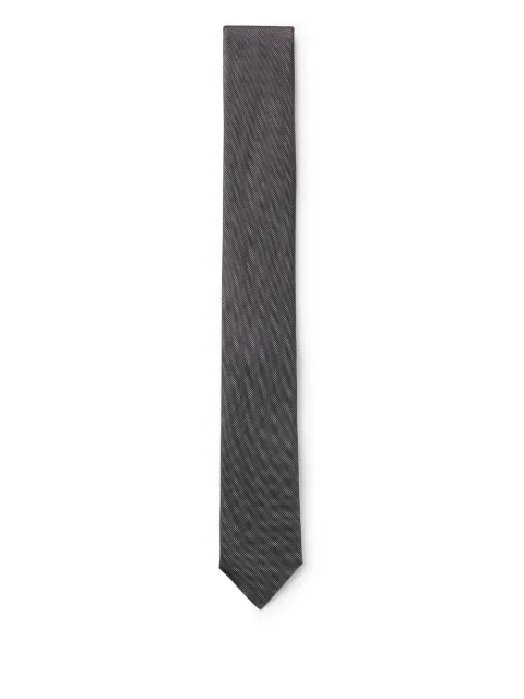 HUGO Gravata de seda com padronagem jacquard