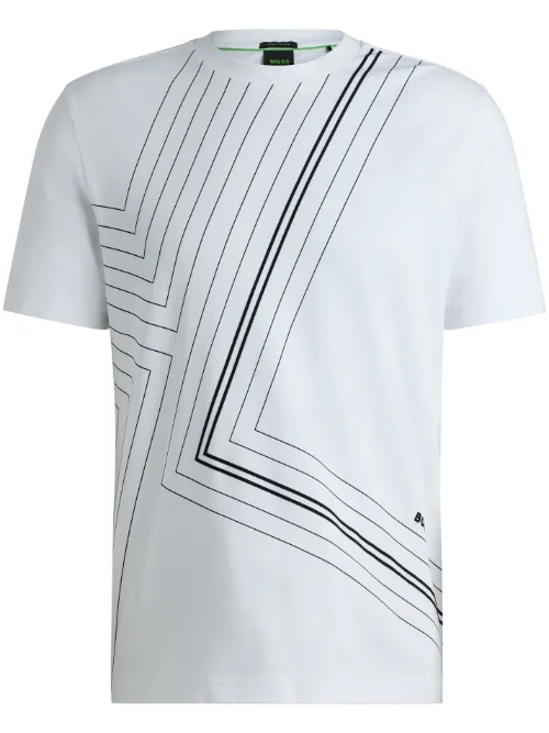 T-shirt à imprimé graphique - BOSS - Modalova