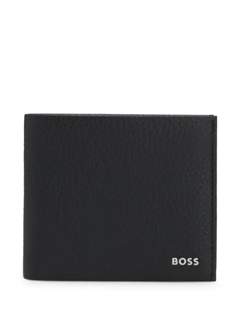 BOSS grained-leather wallet 