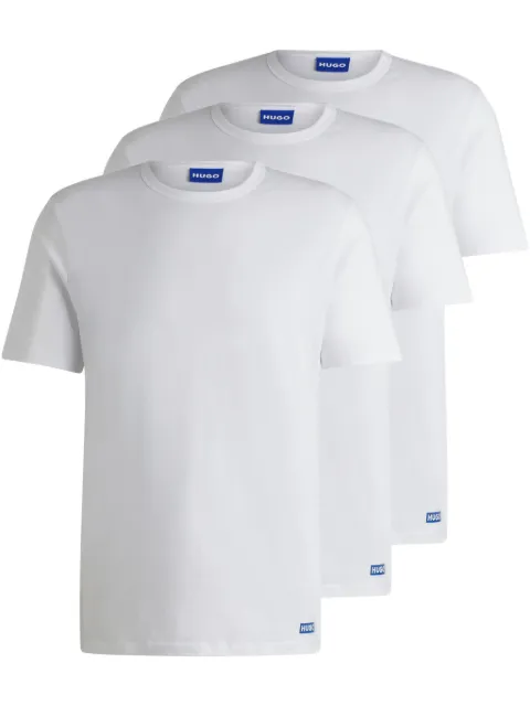 HUGO Kit 3 camisetas com estampa de logo