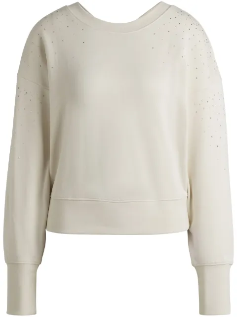 BOSS Moletom com aplicação de cristais