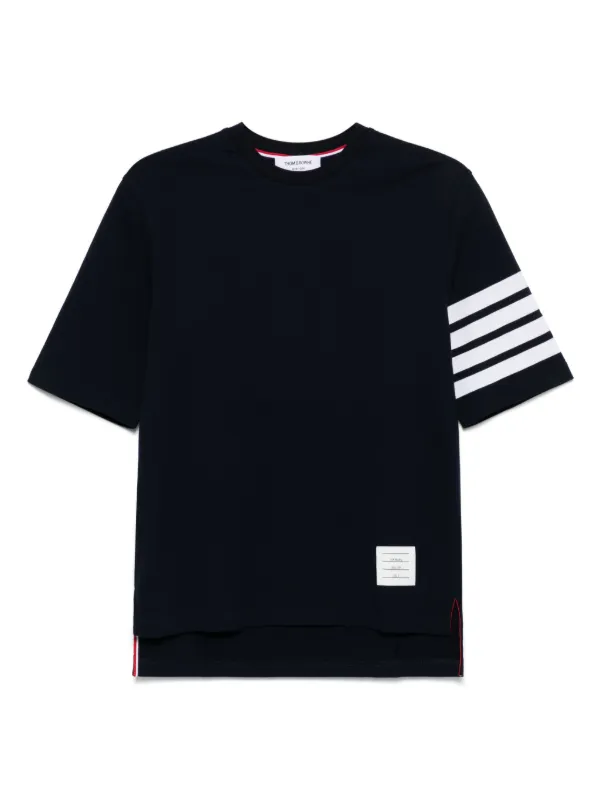 THOM BROWNE Tシャツ Thom Browne 4 Bar T-shirt | Blue | FARFETCH