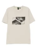 BOSS graphic-printed t-shirt - Neutrals