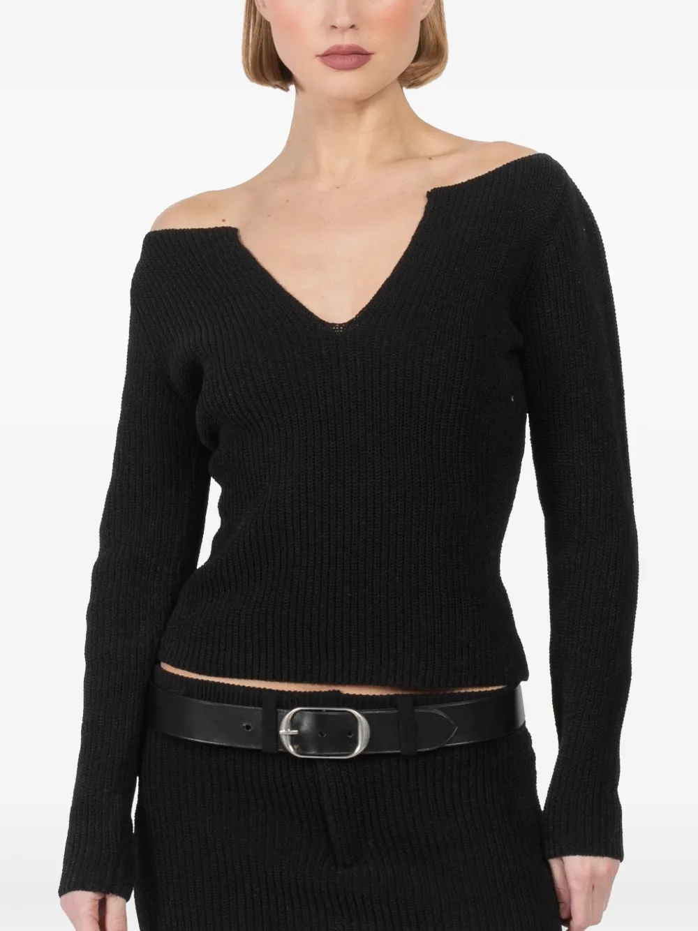 Shop Aya Muse Caeli Top In Black
