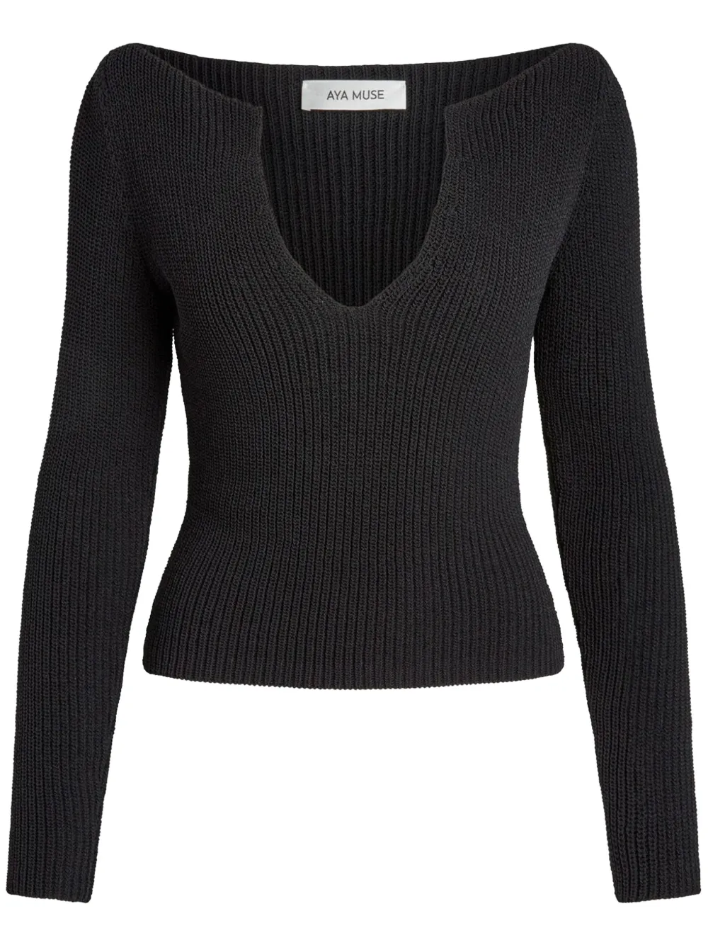 Shop Aya Muse Caeli Top In Black