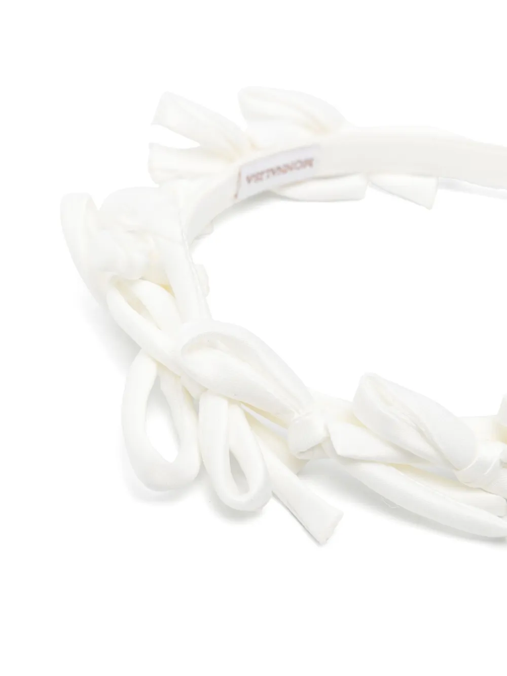 Monnalisa Fiocchi head band - Wit