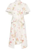 Nº21 floral-print dress - White