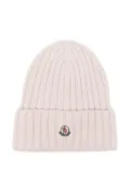 Moncler wool beanie hat - Pink