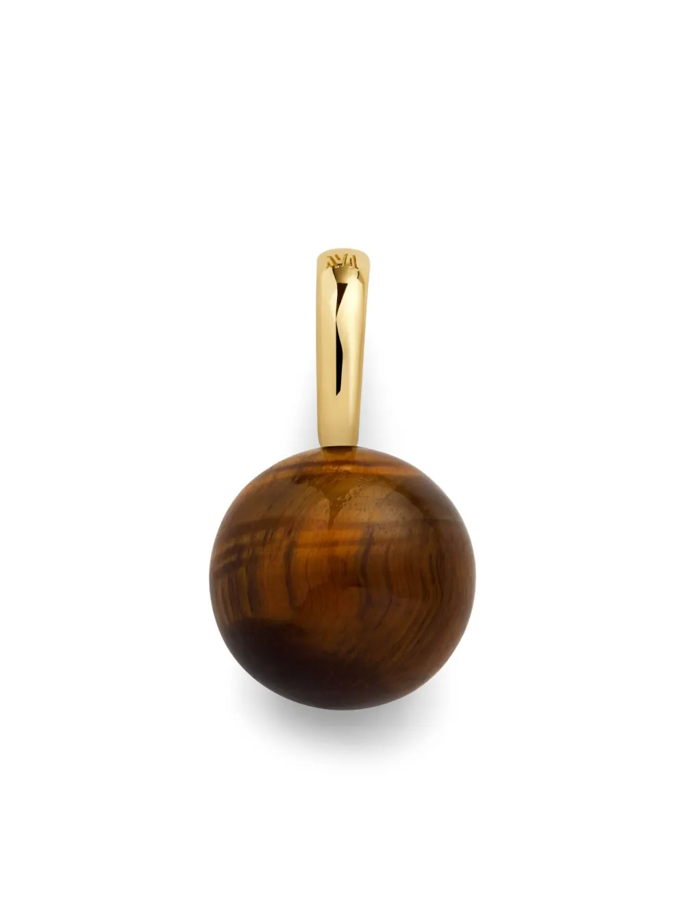Monica Vinader round-gemstone pendant | Gold | Image 1
