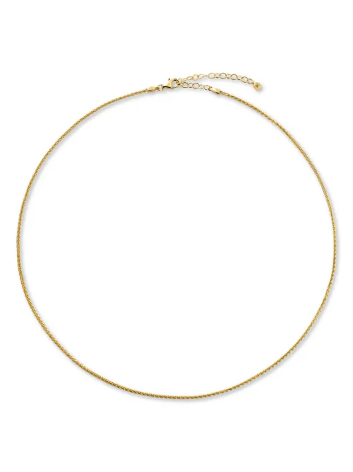Collier en chaîne tressée dorée - Monica Vinader - Modalova