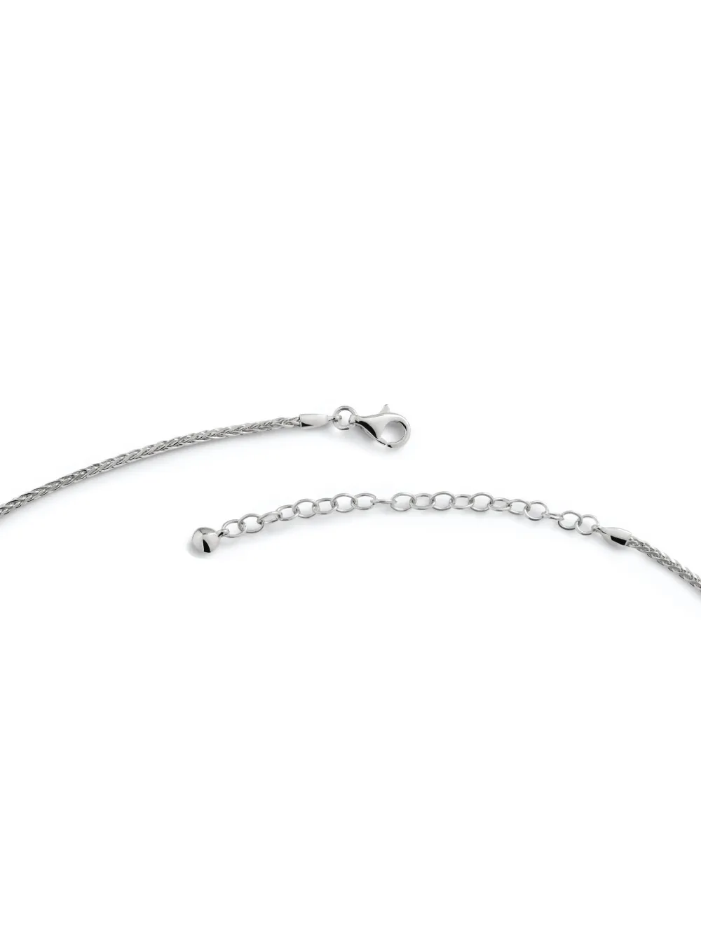 Monica Vinader Wheat-chain Necklace In Silver