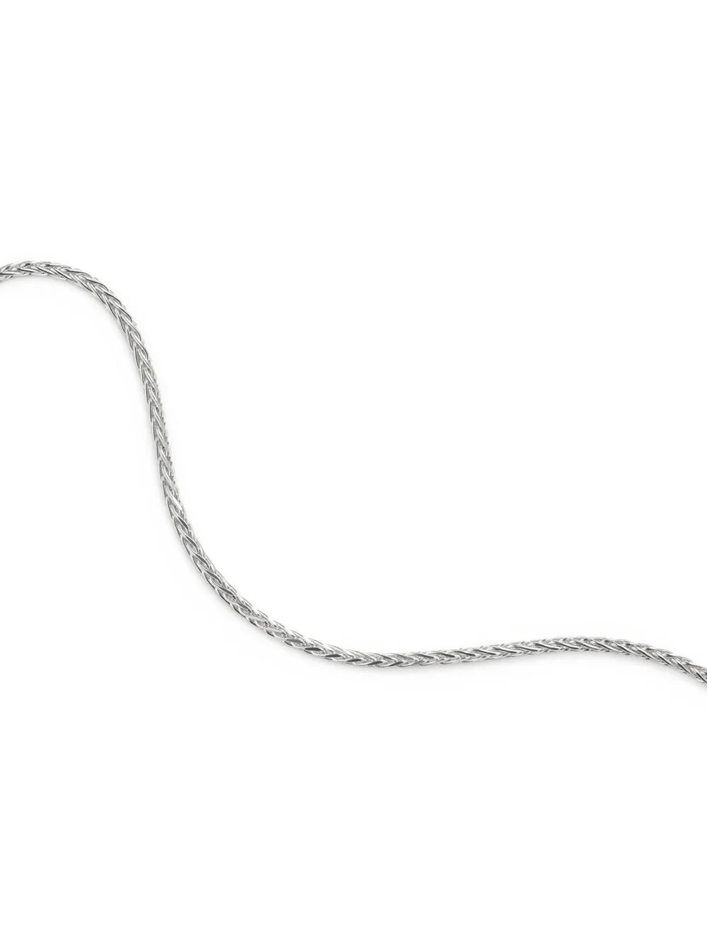 Monica Vinader Wheat-chain Necklace In Silver