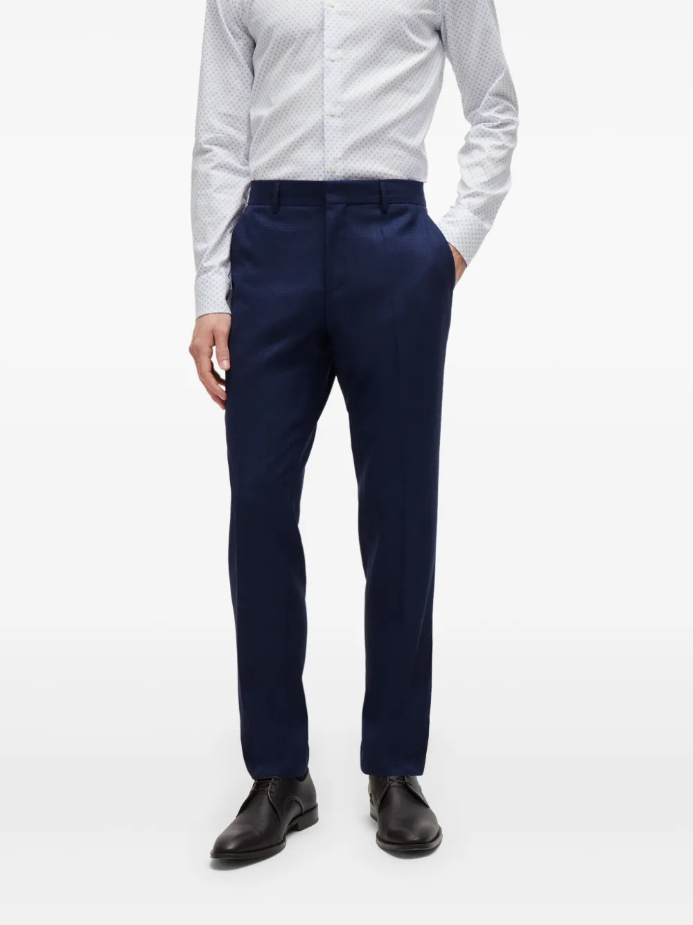 BOSS Pak met enkele rij knopen Blauw
