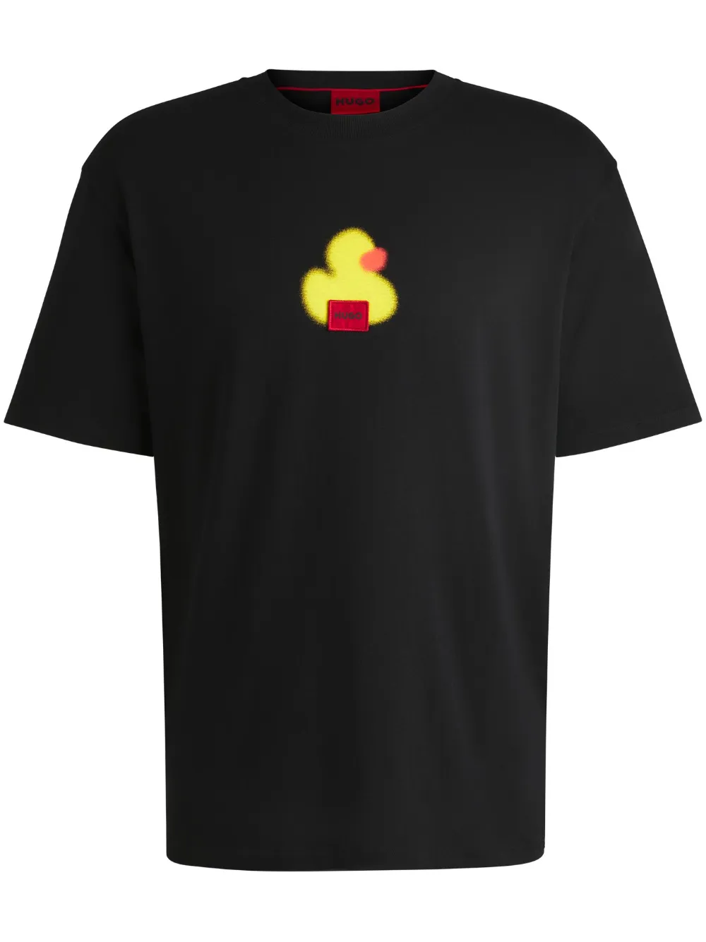 HUGO Camiseta com estampa de pato | Preto | Image 1