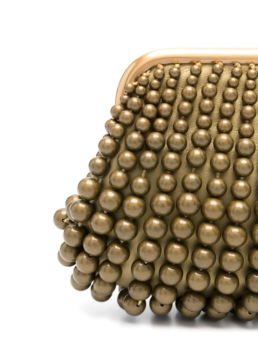 Cult Gaia Nia kleine clutch Groen