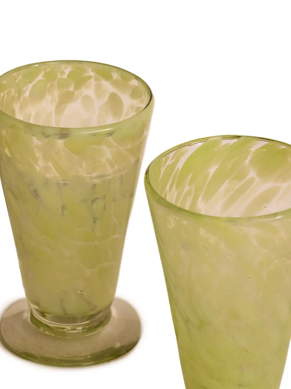 Soho Home Set Of 4 Purton Highball Tumblers In Green