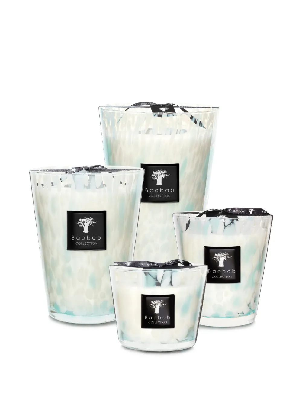 Baobab Collection Sapphire Pearls Max 10 geurkaars (130 g) - Wit