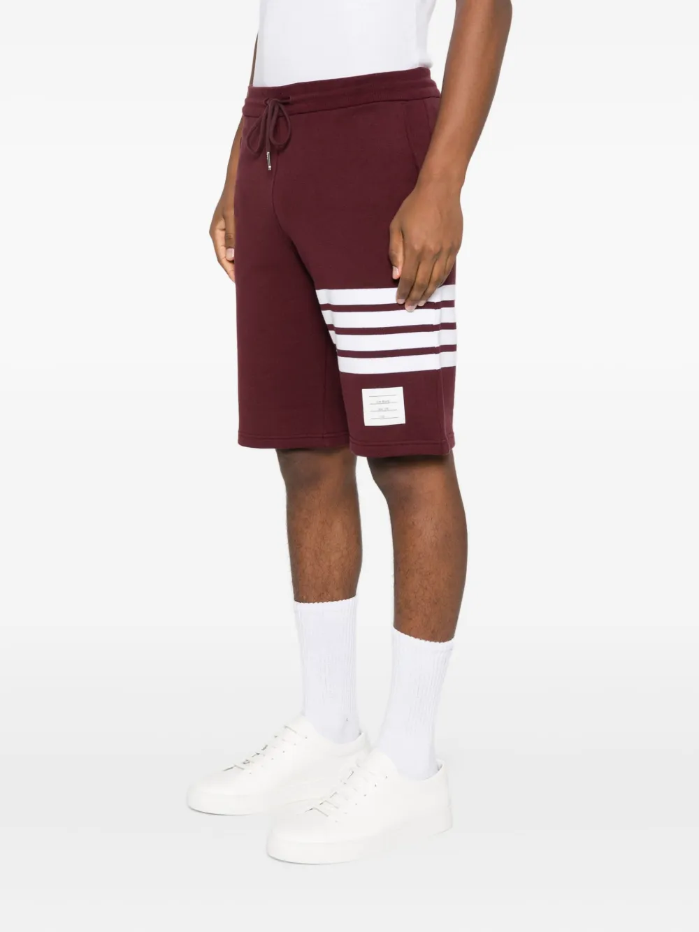 Thom Browne classic track shorts Rood