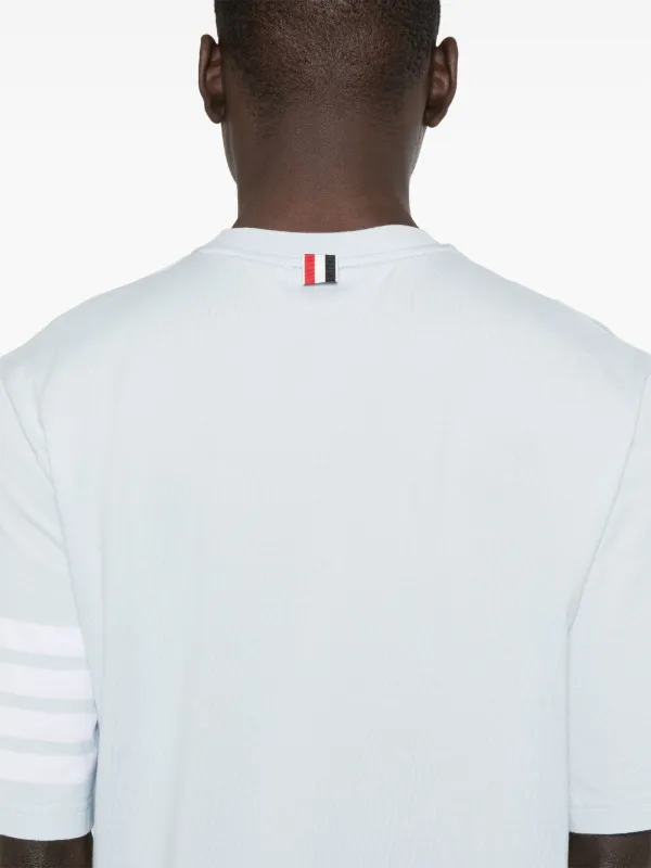 Tシャツ・カットソー Thom Browne '4 Bar' T-shirt 4-Bar cotton jersey T-shirt in green - Thom Browne | Mytheresa