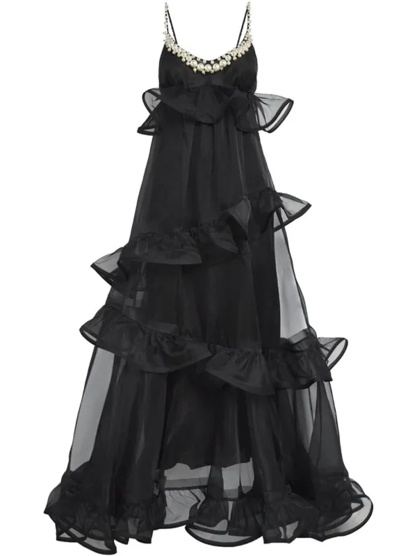 ワンピース ZIMMERMANN Woman Dress Black 1752DRS251 BLK Crush Strapless Midi Dress Black Online | Zimmermann
