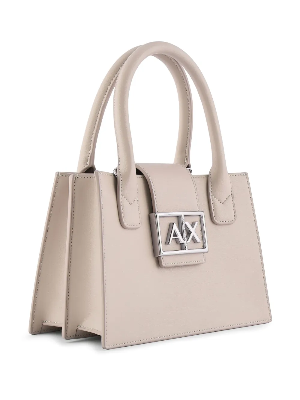 Armani Exchange Heuptas met logoplakkaat Beige